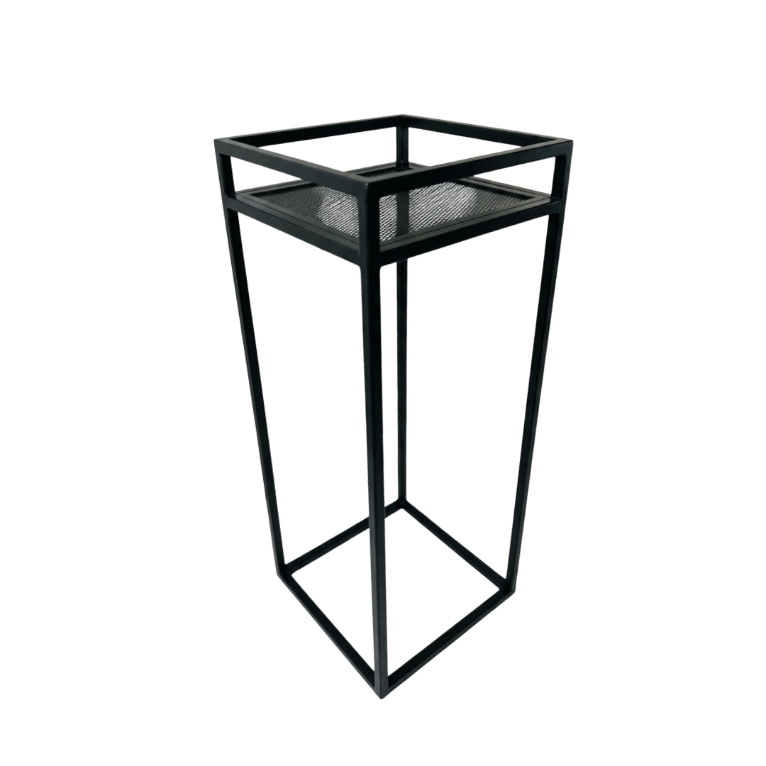 Pedestal o Mesa de Apoyo con Vidrio