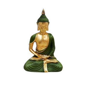 Buda Verde con Dorado