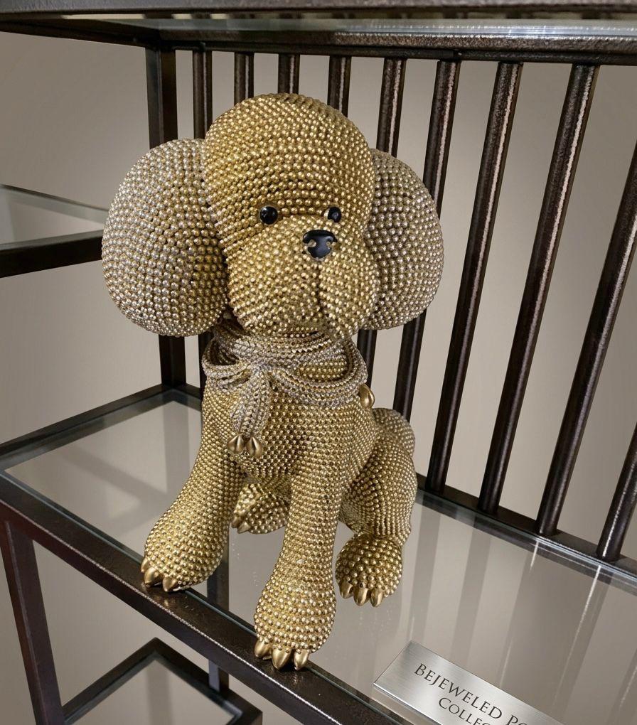Figura Decorativa Poodle Dorado - Imagen 4