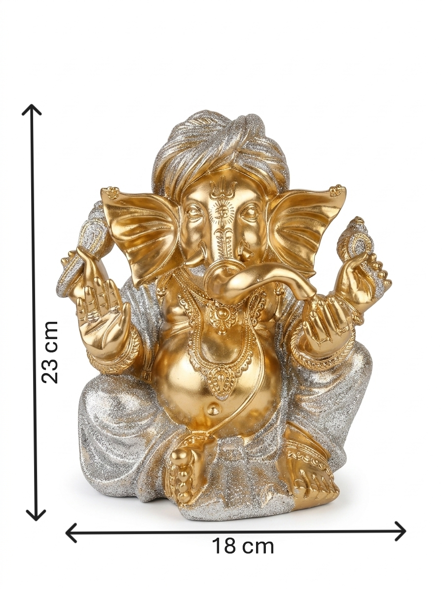 Estatua Dorada de Ganesha - Imagen 2